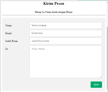 Membuat Form Kirim Email Sendiri PHP + Source Code