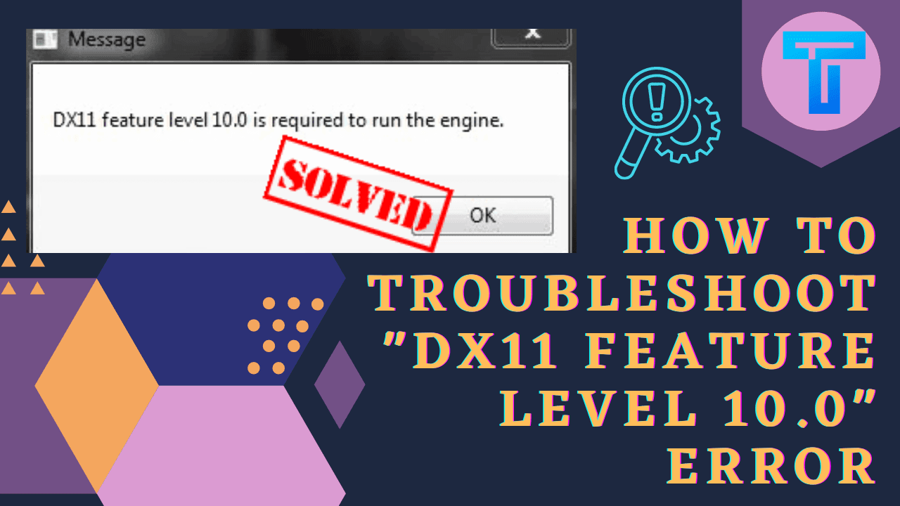 Troubleshoot DX11 Feature 10.0 Error Hanya Dalam 2 Menit 62